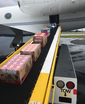 Baxter bringing in humanitarian supplies to Puerto Rico.